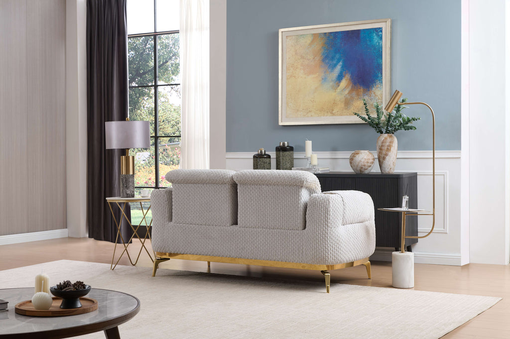 Zoe Modern Style Loveseat
