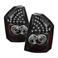 Spyder Chrysler 300C 08-10 LED Tail Lights Black ALT-YD-C308-LED-BK 5034373