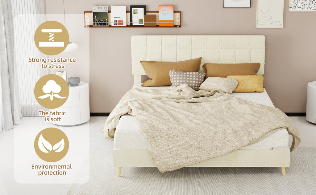 Modern Upholstered Bed Frame