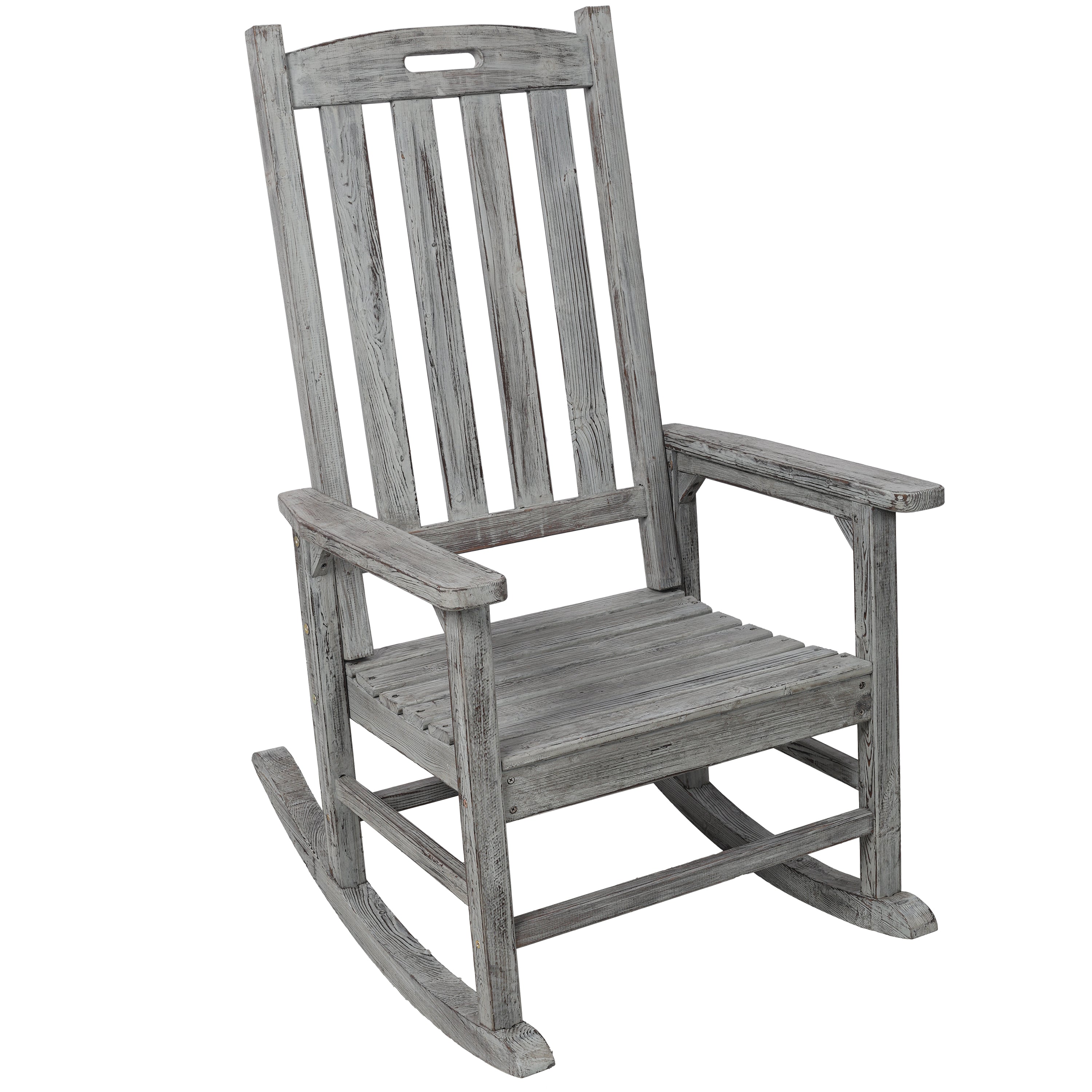 Wooden Oversized Porch Rocker Chair