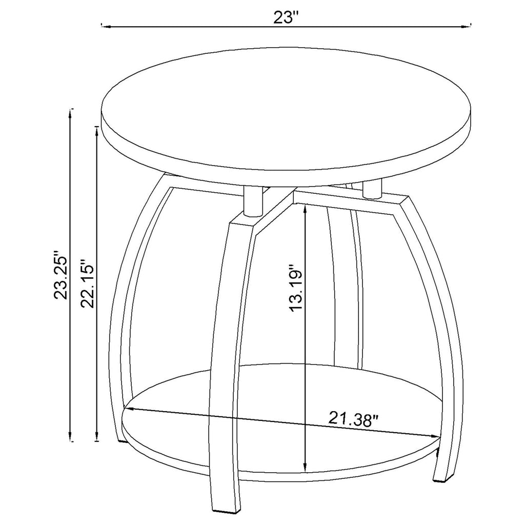 Starrett Dark Coffee Table and End Table Set