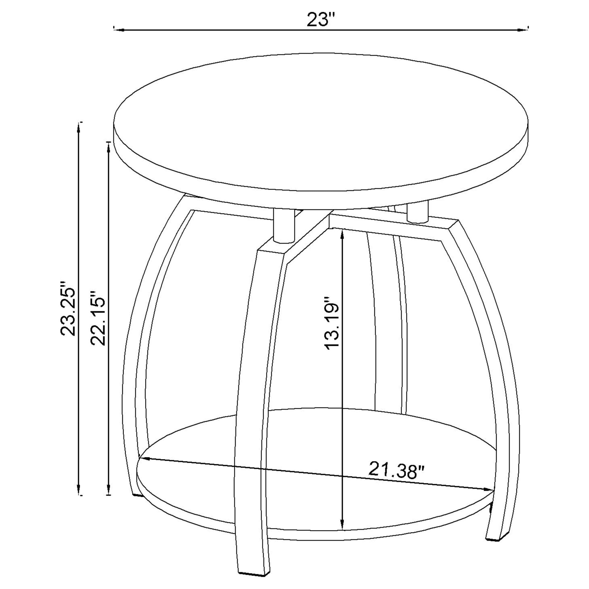 Starrett Dark Coffee Table and End Table Set