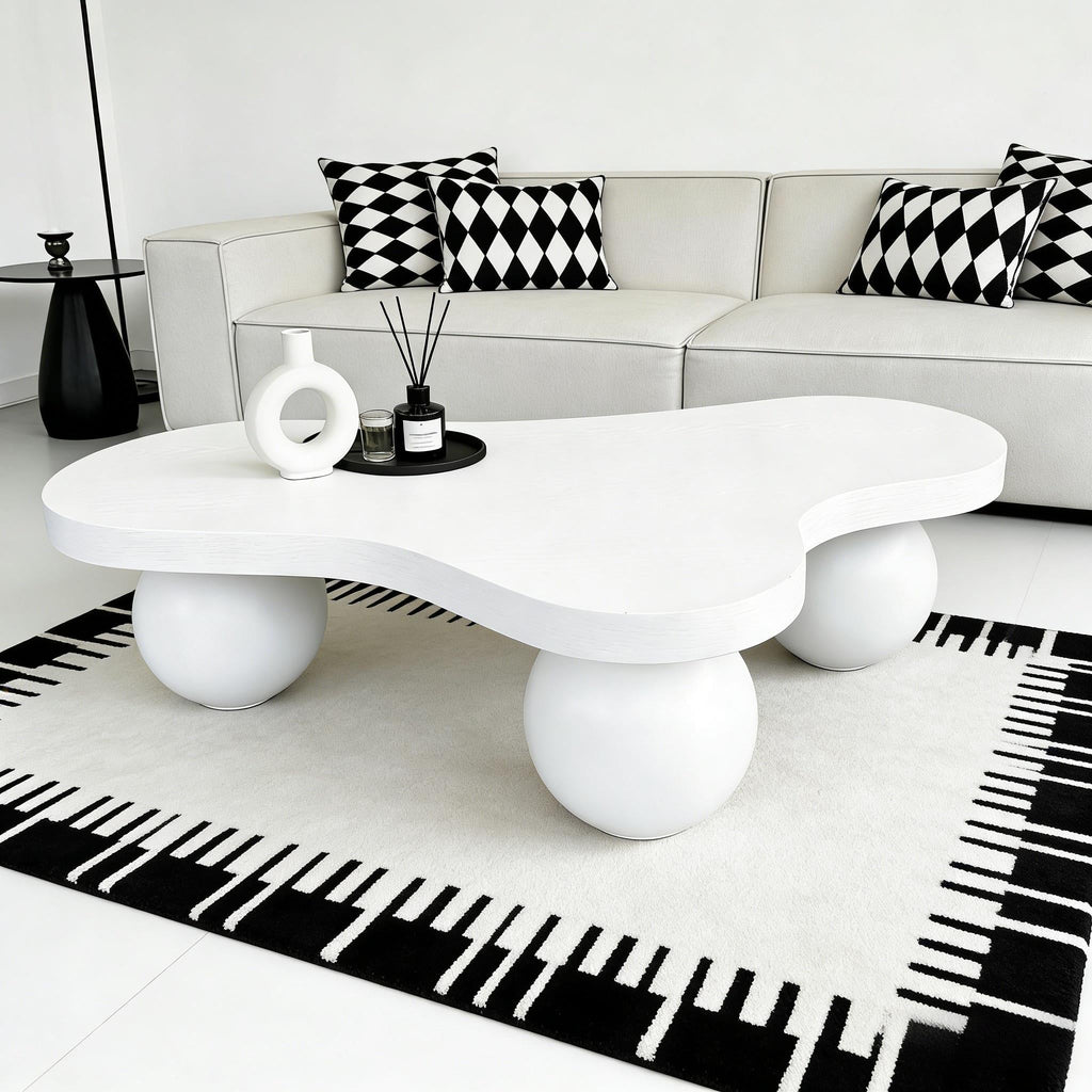 46'' Funky Unique Modern Coffee Table