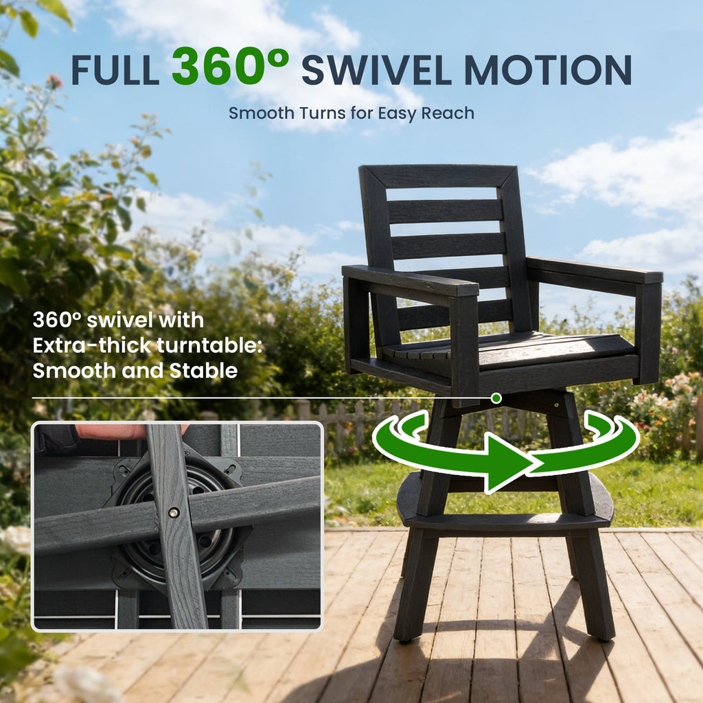 Outdoor Swivel Bar Stools