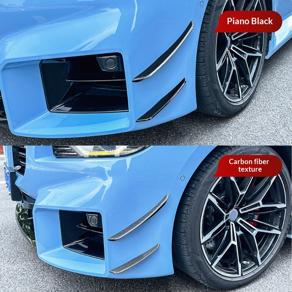 Front Air Intake Wind Blade Front Grille Wind Edge Car Sticker Cross-border Tuning Parts