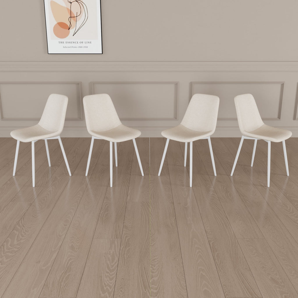 Set of 4 Modern Kitchen Dining Chairs