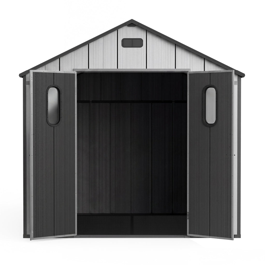 8x8Ft Resin Outdoor Storage Shed