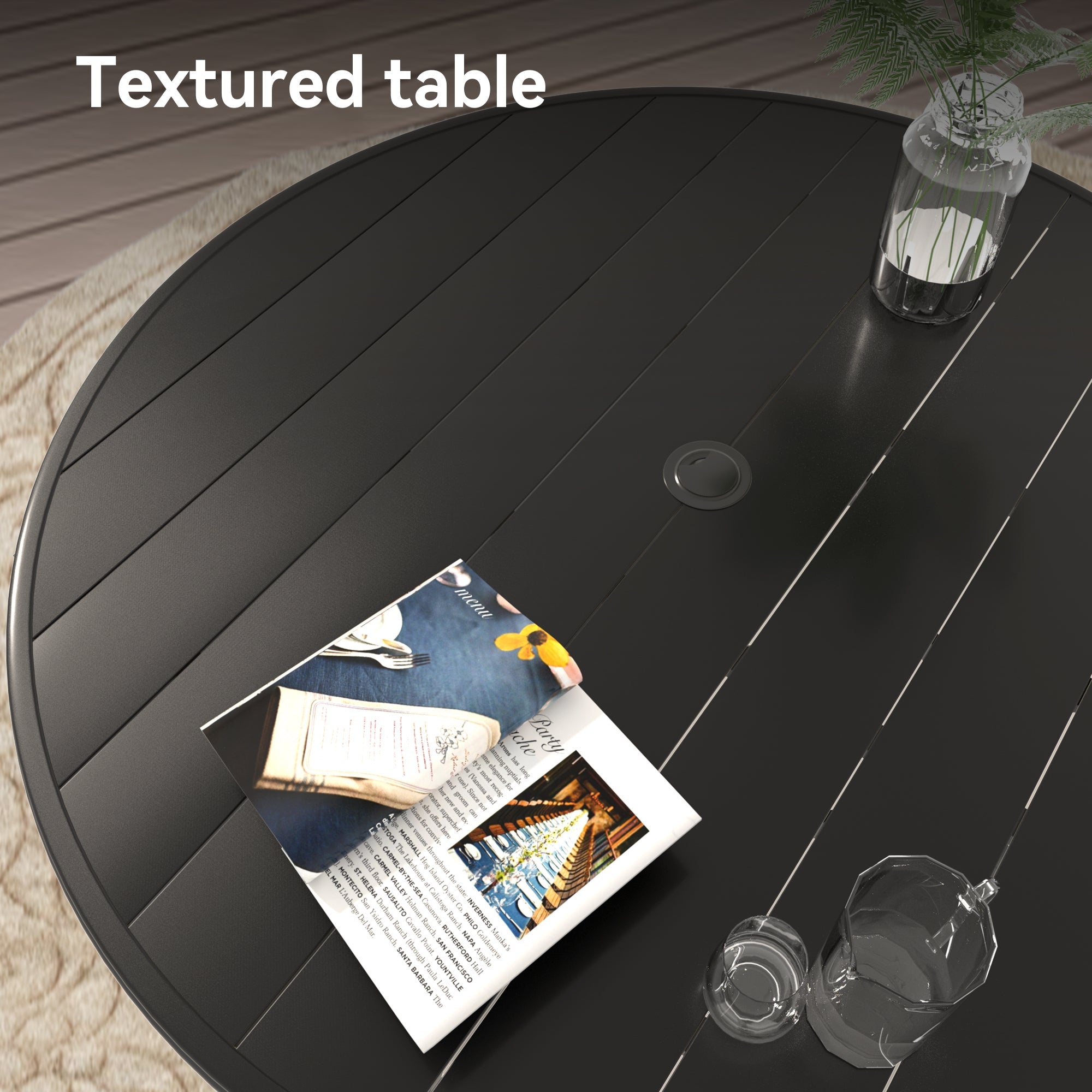 7 Pieces Outdoor Patio Dining Set