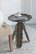 16.9 x 16.9 x 19.7 Leaf Side Table