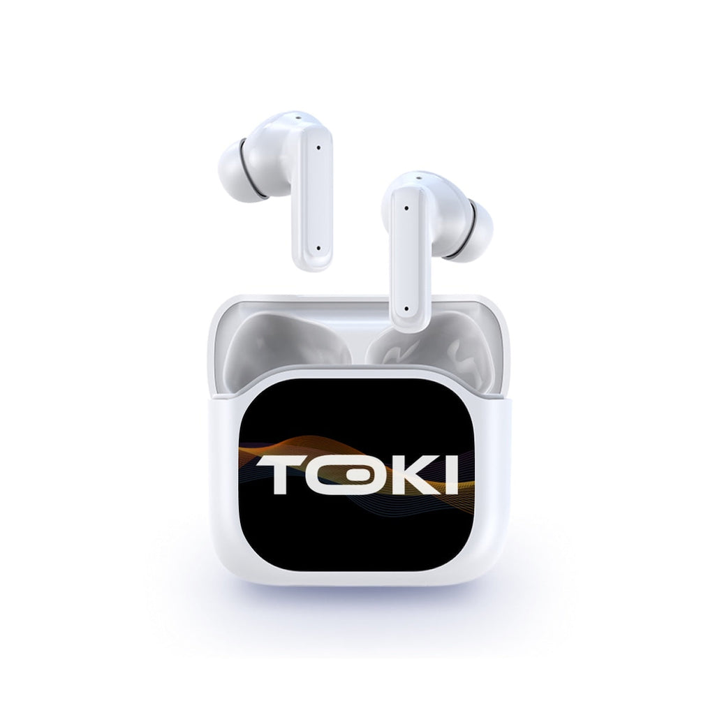 Toki Pro-5 AI Translation Earbuds With Smart LCD Charging Case