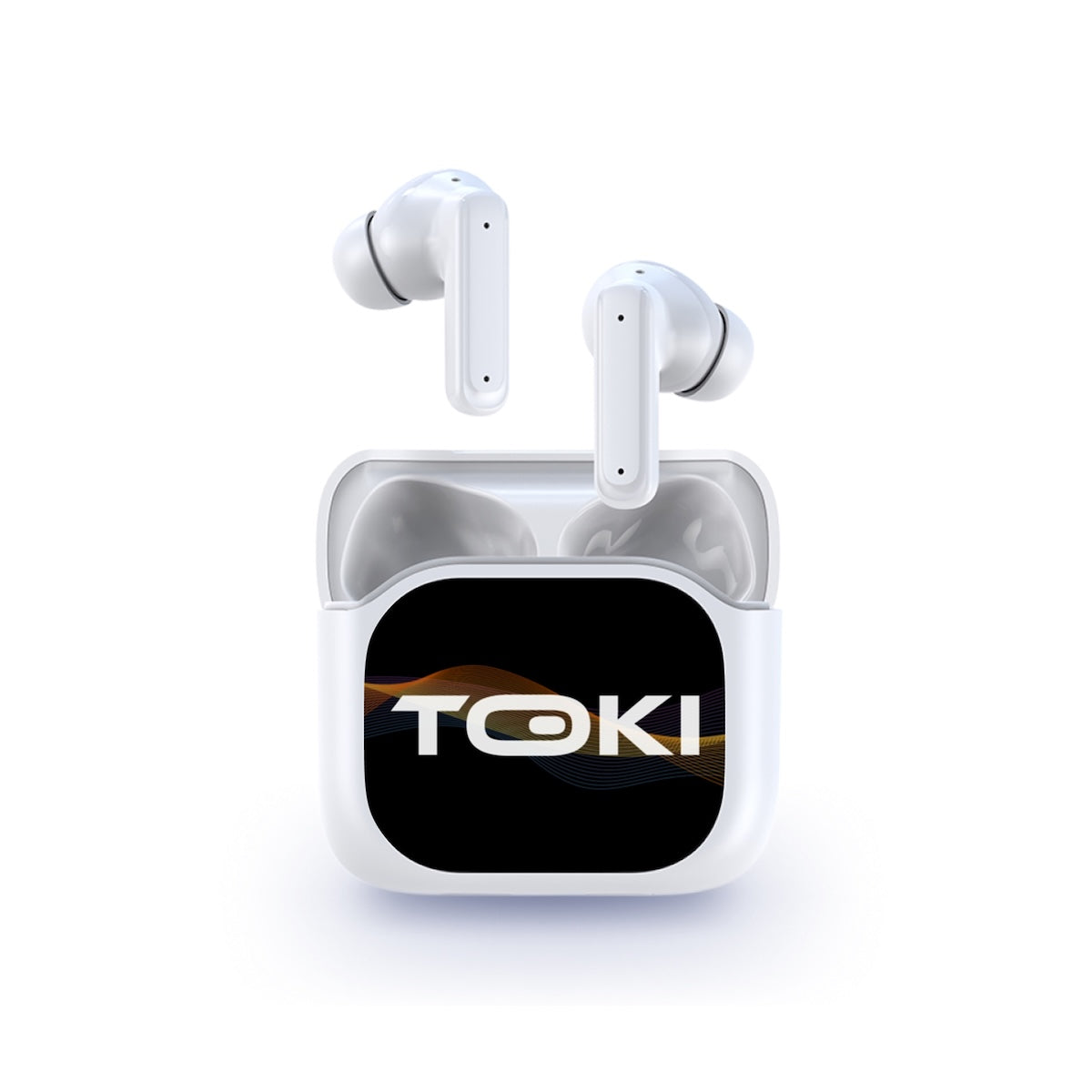 Toki Pro-5 AI Translation Earbuds With Smart LCD Charging Case