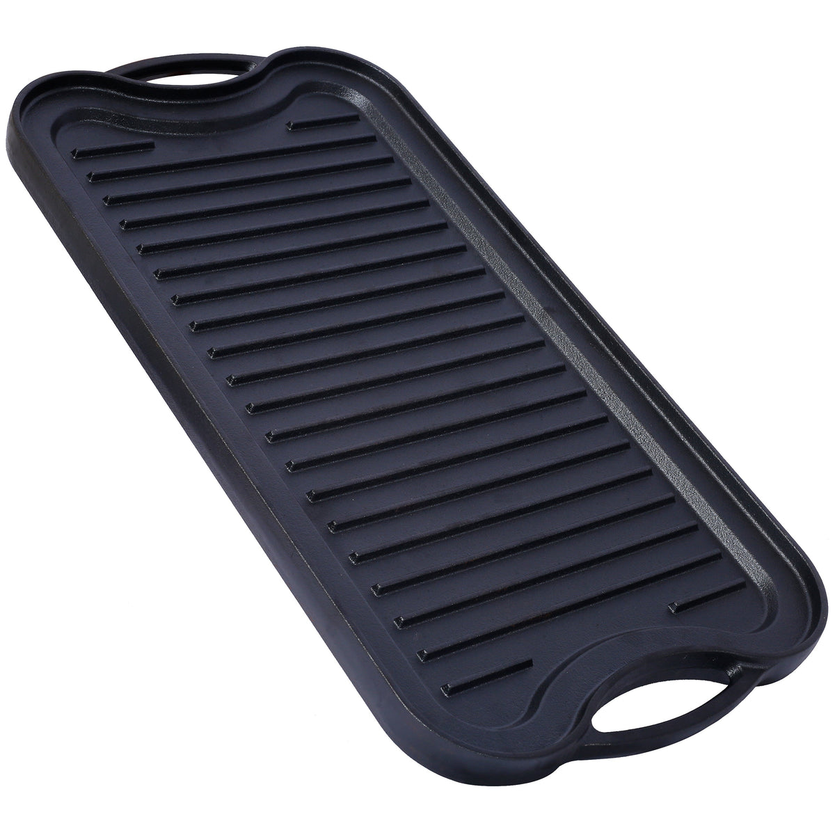 Pre-Seasoned Cast Iron Reversible Rectangular Grill/Griddle
