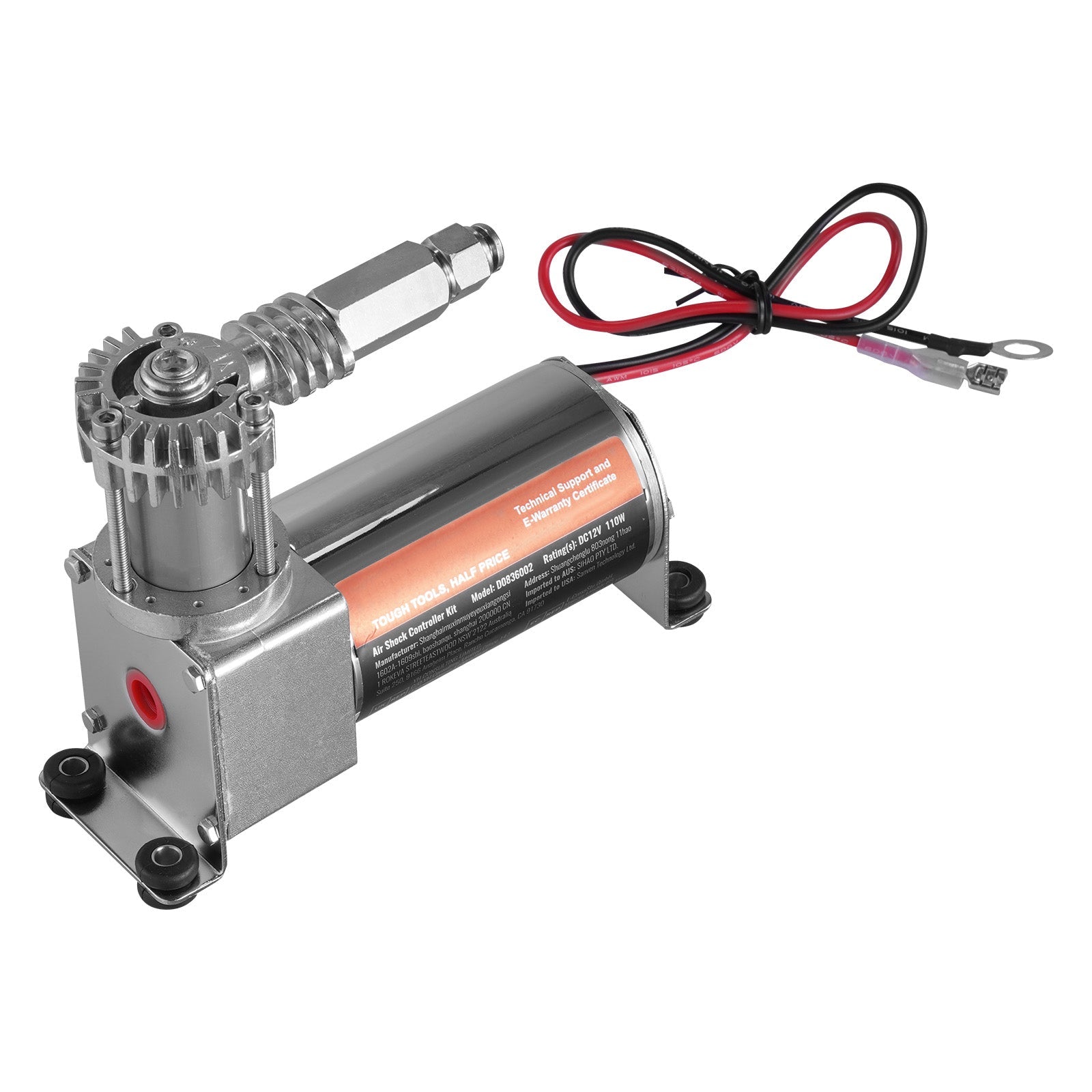 Air Shock Controller Kit 12V 100PSI On Board Air Compressor System