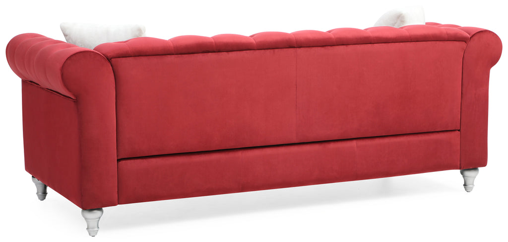 Raisa G869A-S Sofa - Burgundy