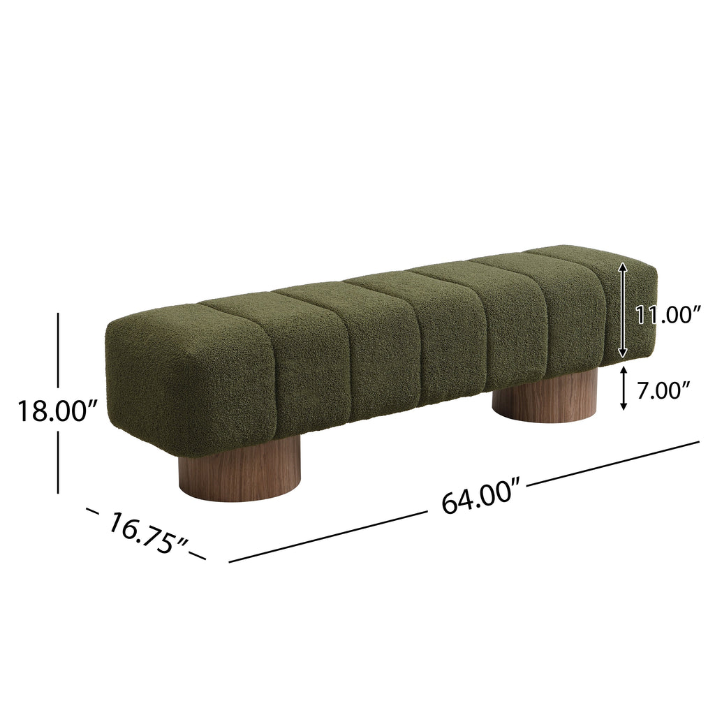 Upholstered Dining Bench for Dining Room and Entryway