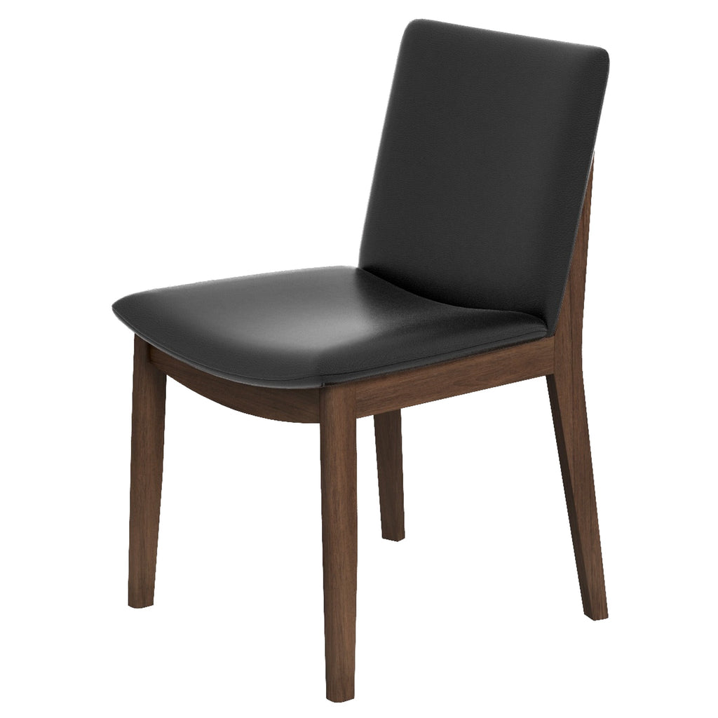 Laura Mid-Century Modern Solid Wood Dining Chair Set of 2