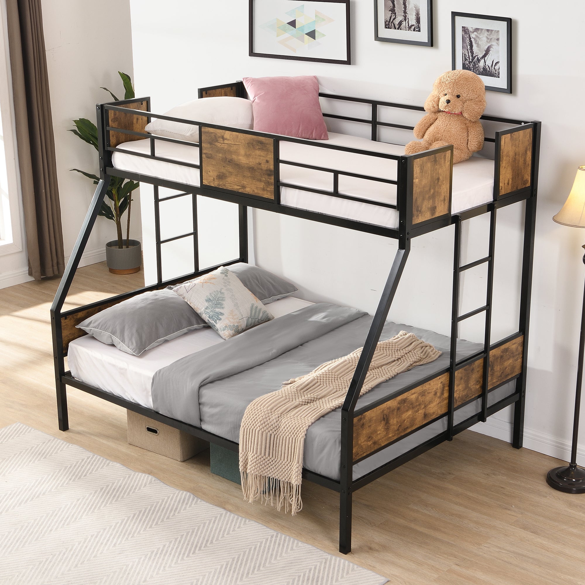 Twin Over Full Metal Bunk Bed