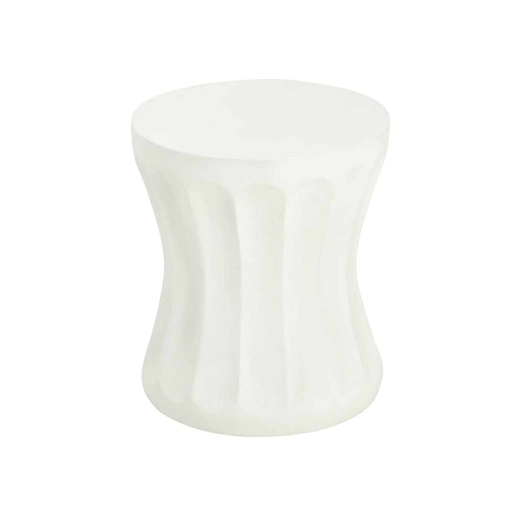 Outdoor Round Concrete Antique Side Table