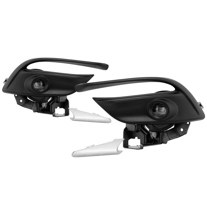 Spyder 17-18 Mazda 3 OEM Style Full LED Fog Light w/Switch - Clear (FL-MM32017-LED-C) 9043192
