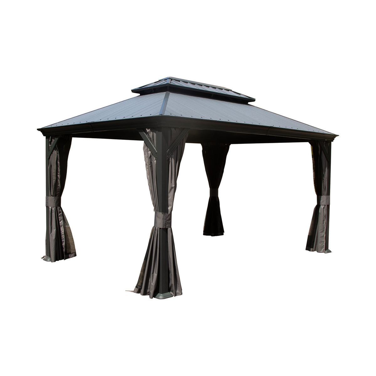 12'x16' Hardtop Gazebo with Resin Roof