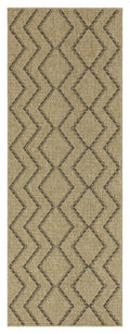 Earth GC_NTL1010 Jute/Black Indoor/Outdoor Area Rug