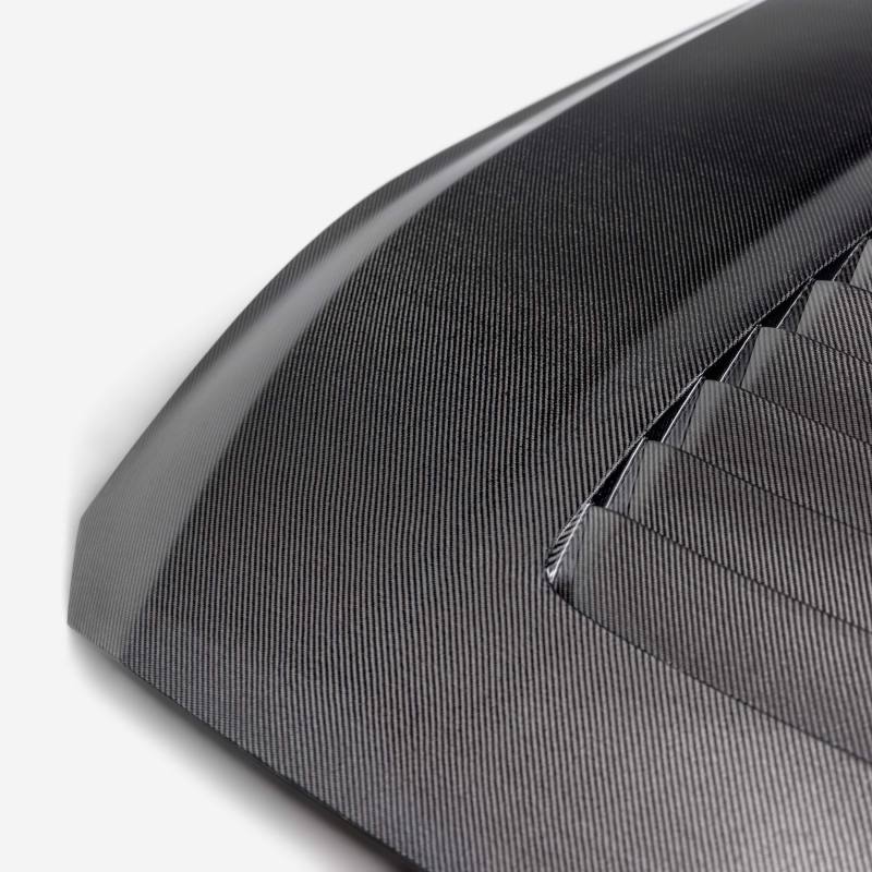 Anderson Composites 2024 Ford Mustang S650 Double-Sided Carbon Fiber Hood AC-HD24FDMU-GT5-DS