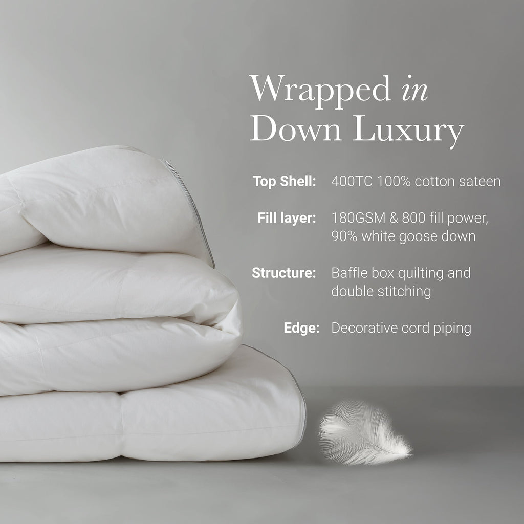 1 PC King/Cal King 100% Cotton Shell Comforter