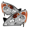 SPYDER xTune Honda CRV (Japan Built Models Only) 2005-2006 OEM Style Headlights - Chrome HD-JH-HCRV05-JP-C 9035302