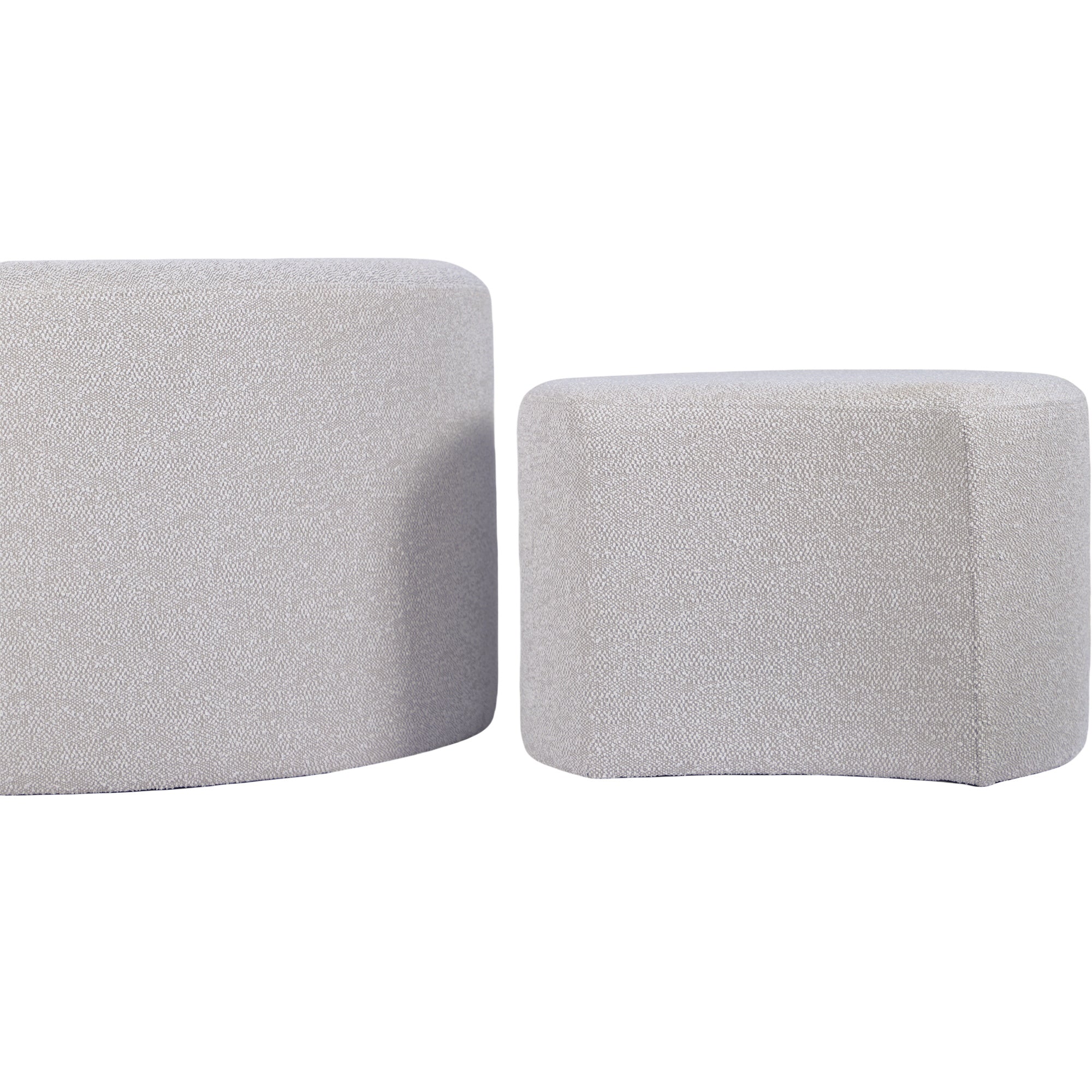Upholstered Nesting Coffee Tables (Set of 2)