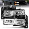 ANZO 1999-2000 Cadillac Escalade Crystal Headlights 111499
