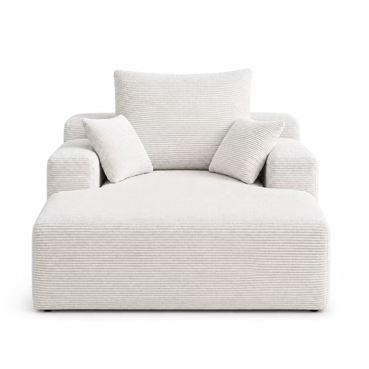 71.65'' Corduroy Chaise Lounge Sofa