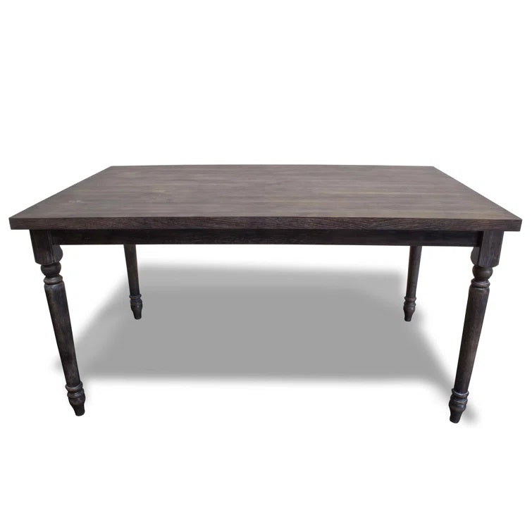 Transitional Style 59 Inch Rectangular Dining Table