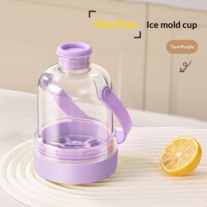 Dundun Cup Curling Ice Cube Tray Non Contact Handle Portable Icing