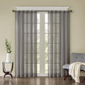 Solid Crushed Curtain Panel Pair (2 Pcs)