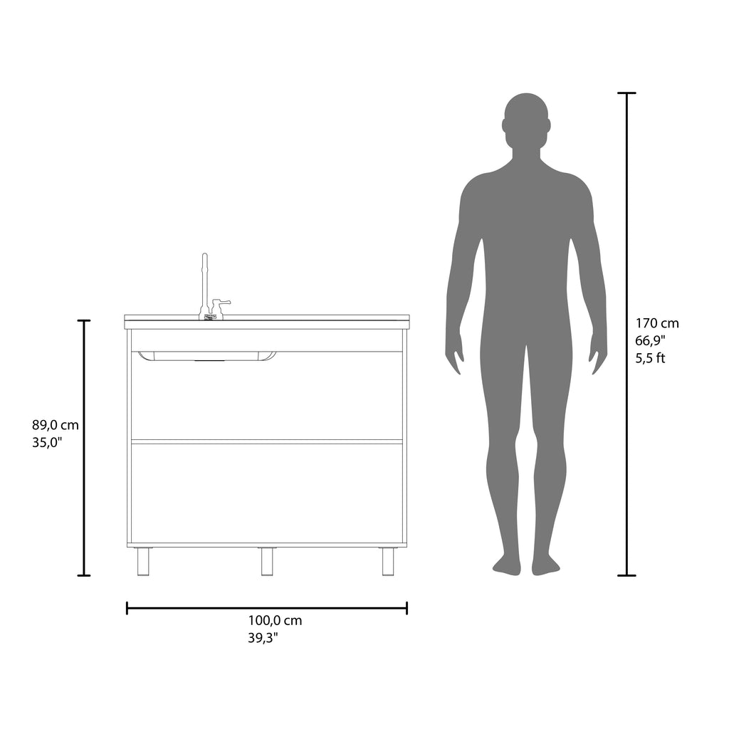 Alatna Freestanding Utility Base Cabinet