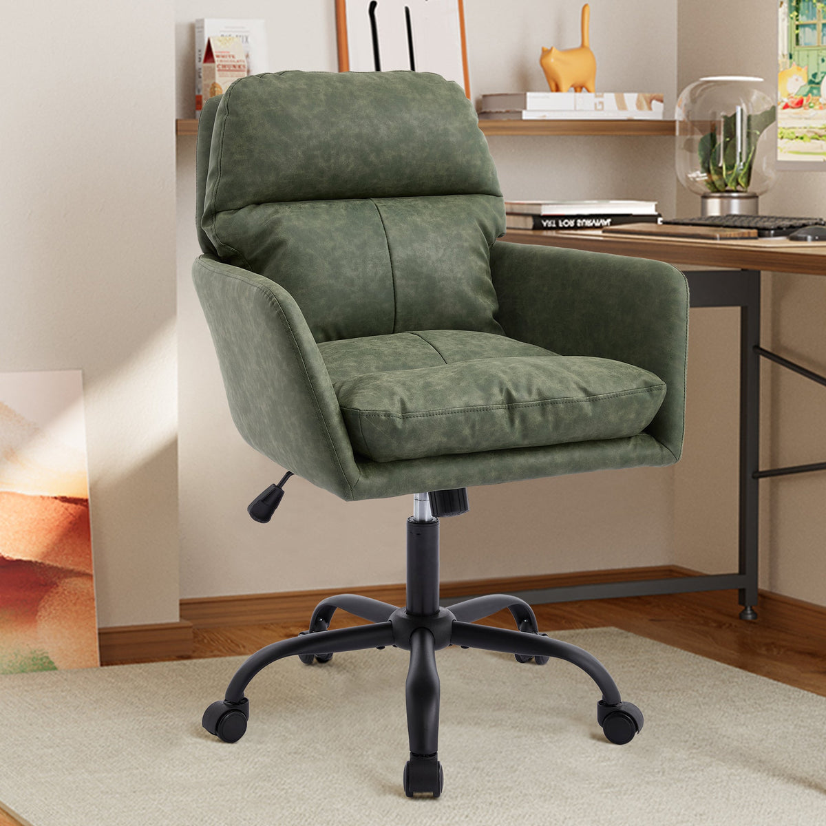 Premium PU Leather Office Chair