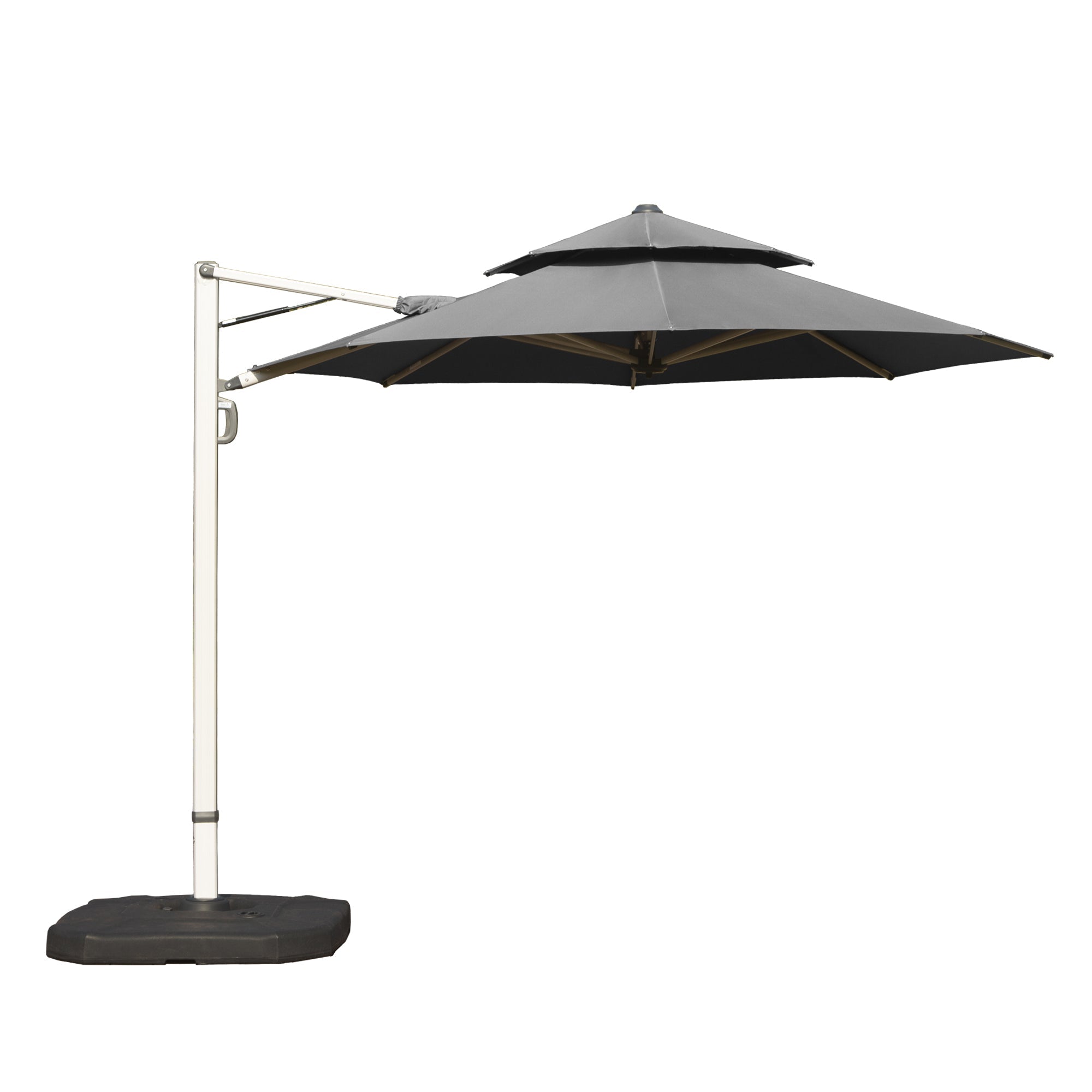 Round Cantilever Umbrella with Center Pole