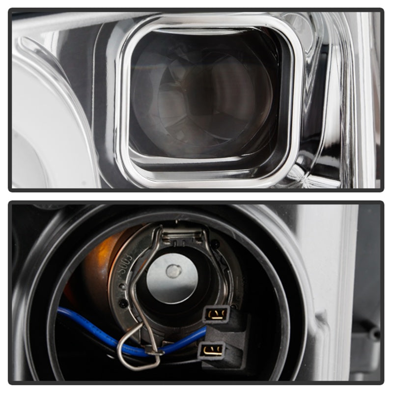 Spyder Signature Ford F150 18-19 (Halogen Model) Projector Headlights - Chrome (PRO-YD-FF15018-LB-C) 5086617