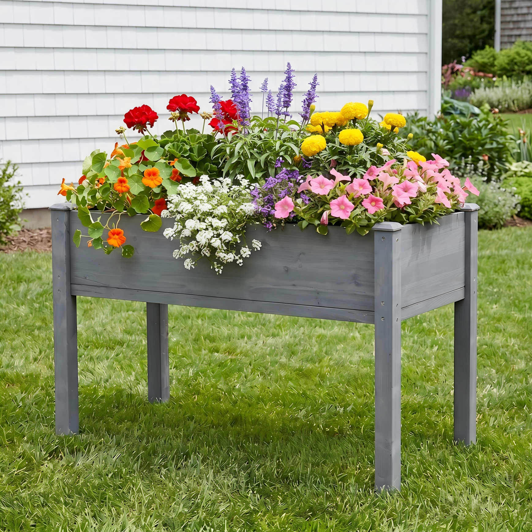 48x24x30 Inch Raised Garden Bed with Legs
