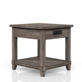 End Table with Storage Drawer & USB Ports
