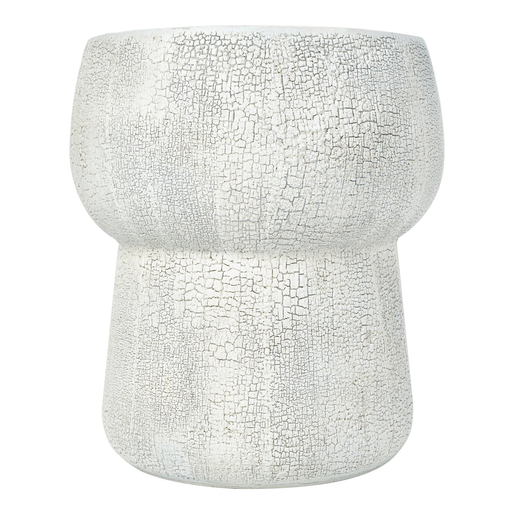 U_Style Outdoor Patio Accent Table with Crack Process