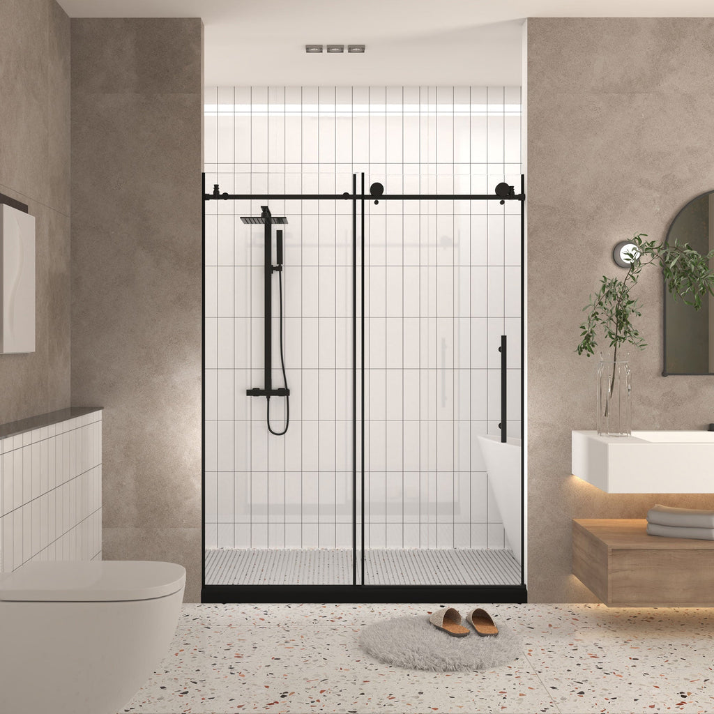 Frameless Shower Door 56-60" W x 76" H