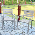 VRSHWO Iron Terrace Dining Chairs, a Set of 2