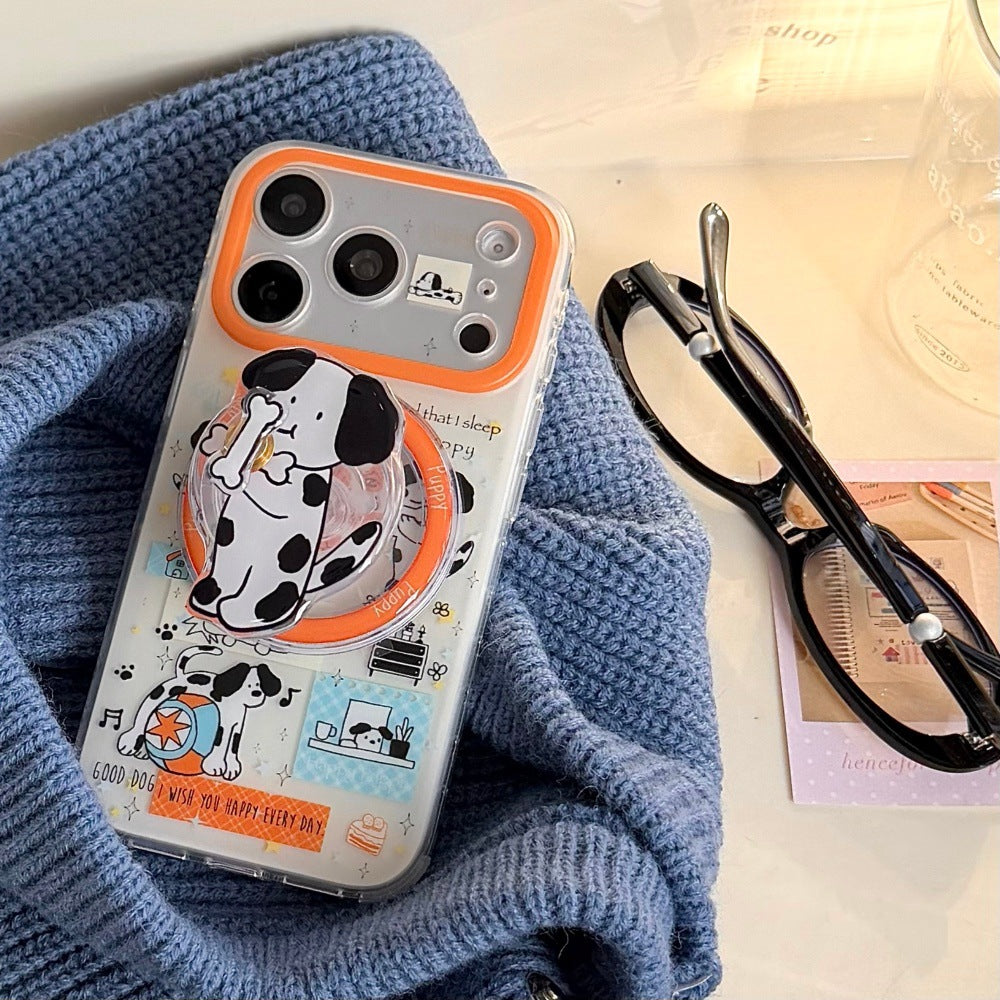 Cartoon Phone Case For Spotted Cats And Dogs Suitable For