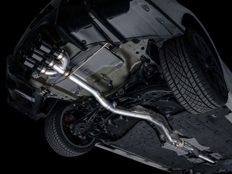 AWE Tuning 2024 Acura Integra Type S DE5 FWD Track Edition Exhaust w/ Triple Diamond Black Tips 3020-53335