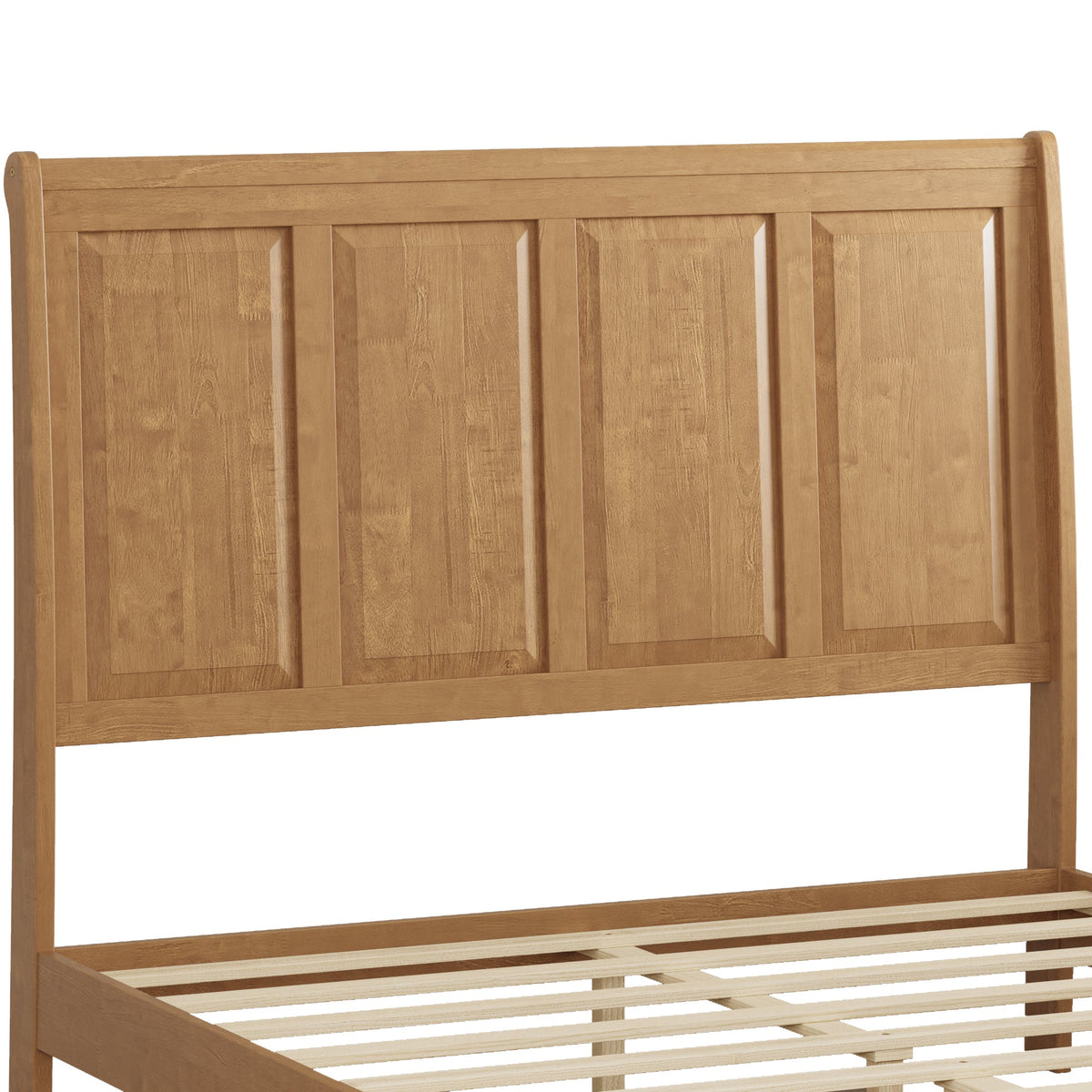 Queen Bed Frame with Tall Headboard and Storage Bench