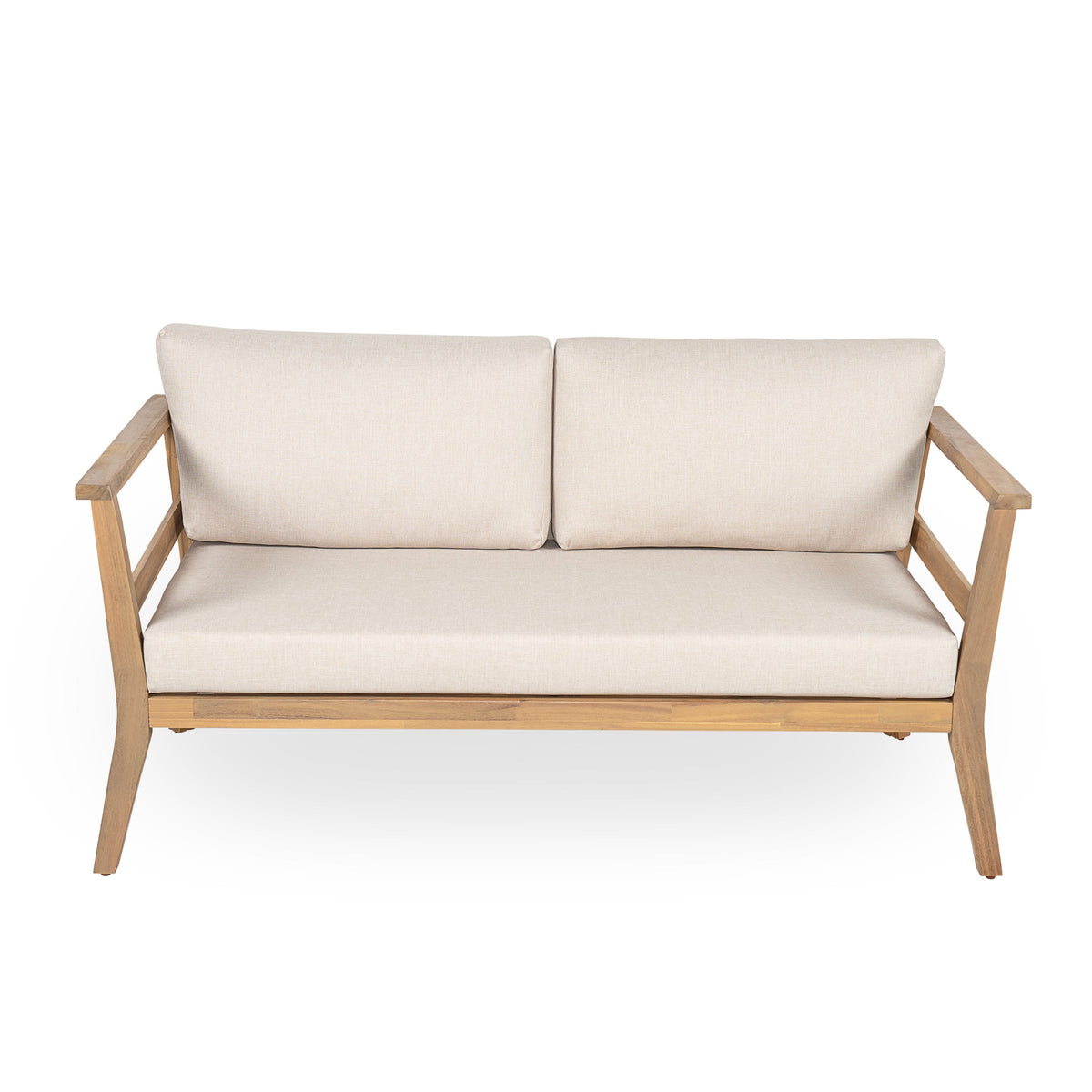 Acacia Outdoor Loveseat & Coffee Table Set for Patio