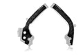 Acerbis 16-19 KTM 125-450 SX/SX-F/XC-F/XC/XC-W/EXC-F/ Husq Frame Guards- X-Grip - White/Black 2449531035