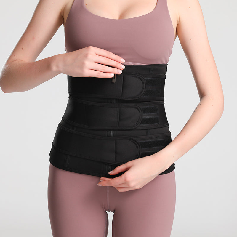Sweat Waist Trainer For Women, Neoprene Waist Trimmer Belt With Triple Compression, Tummy Control Sauna Band For Workout Fitness Gym