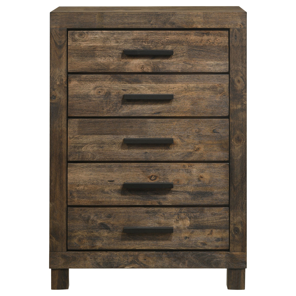 Bren Rustic Golden Chest of Drawers